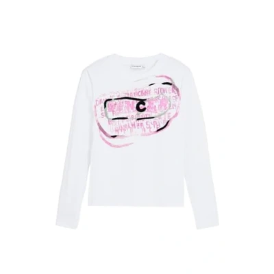 Abbildung von Desigual Damen 25SWTKX5 T Shirt, White, M