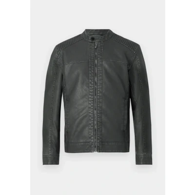 Abbildung von Only &amp; Sons Onsmike Racer Jacket Kunstlederjacke, Herren, Größe: Medium, Black