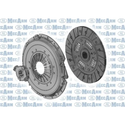 Abbildung von MECARM MK9963 Kupplungssatz mit Ausrücklager 200mm FIAT: Stilo Hatchback, Grande Punto II LANCIA: Ypsilon