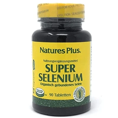 Abbildung von NaturesPlus Super Selenium hochdosiert 200 mcg (90 Tabletten) Selen und Vitamin E