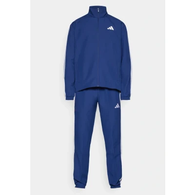 Abbildung von adidas Sportswear Basic 3 Stripes SET Trainingsanzug, Herren, Größe: XXL, Dark blue