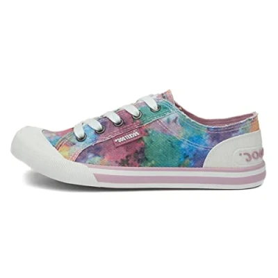 Abbildung von Rocket Dog Damen Jazzin Sneaker, Krawattenfarbe Pink, 39 EU