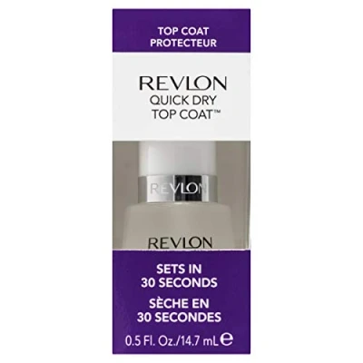 Abbildung von Revlon Quick Dry Überlack, Splitterfeste und langhaftende Formel, Hochglanz Finish, 14,7 ml.