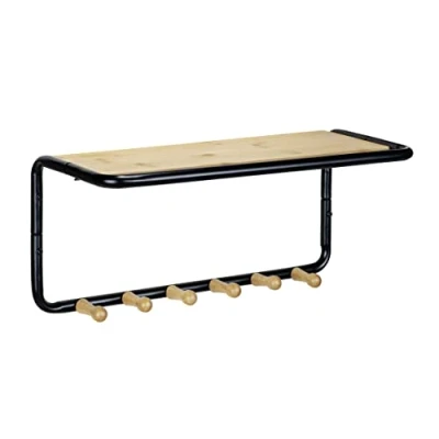 Abbildung von WENKO Wandgarderobe »Loft«, aus Stahlrohr und Bambus