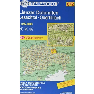 Abbildung von Wanderkarte 72 Lienzer Dolomiten Lesachtal Obertillach Lienz: 1:25000 (Carte topografiche per escursionisti, Band 72)