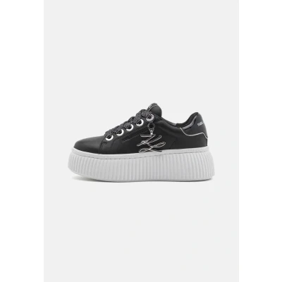 Abbildung von KARL Lagerfeld Kreeper Autograph Keyring Sneaker low black, Damen, Größe: 35, Black Schuhe