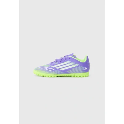 Abbildung von adidas Performance F50 CLUB Unisex Fußballschuh Multinocken für Kinder, Größe: 28.5, Purple rush/white/lucid lemon Schuhe