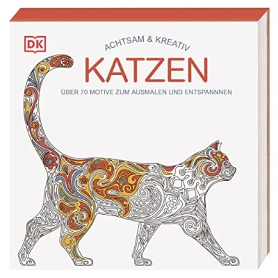 Abbildung von Achtsam &amp; Kreativ. Katzen: Über 70 Motive zum Ausmalen und Entspannen