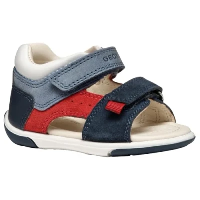 Abbildung von Geox Baby Jungen B ZAPITO Boy Sandal, Navy/Red, 24 EU