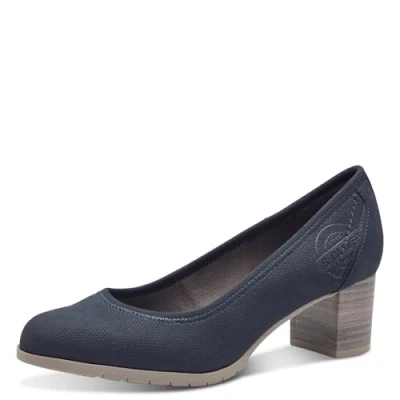 Abbildung von s.Oliver Damen Pumps mit Blockabsatz Elegant, Blau (Navy), 39 EU