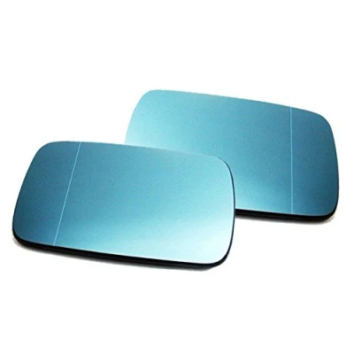 Abbildung von Spiegelgläser Links und Rechts Asphärisch Blau Set Passend Für Fahrer Beifahrerseite 15,5cm klein beheizt