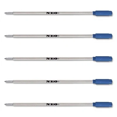 Abbildung von 5 X Pen Refills in Blue Ink by Neo+, 8513 Cross Compatible