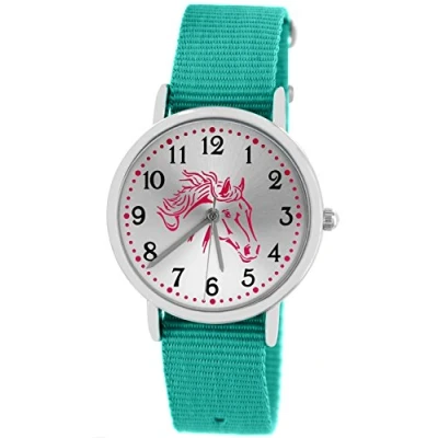 Abbildung von Pacific Time Kinderuhr Analog Quarz mit Textilarmband 86529