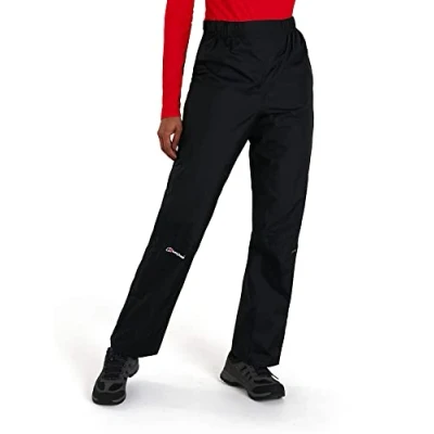 Abbildung von Berghaus Damen Deluge Wasserdicht Atmungsaktive Überhose, Langlebige, Bequeme Regenhose, 40 EU Standard (31 Zoll)