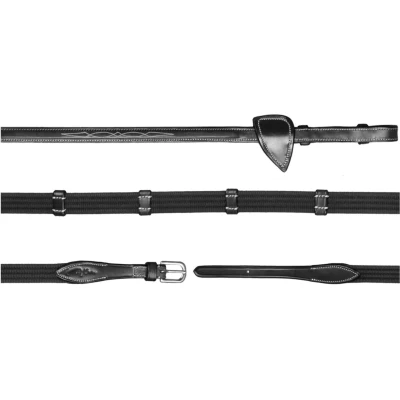 Abbildung von Dyon 5/8 Web Reins With 9 Leather Loops US Jumping Collection