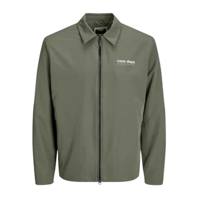 Abbildung von Jack &amp; Jones Jcotrack Shacket Leichte Jacke, Herren, Größe: XS, Agave green