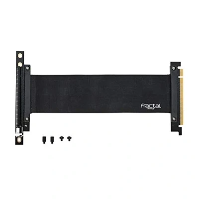 Abbildung von Fractal Design Flex VRC 25 PCI E Riser für Define R6 S2 Vision Meshify PC Gehäuse hochflexibel Null Latenzleistung volle PCIe 3.0 Unterstützung Zubehör