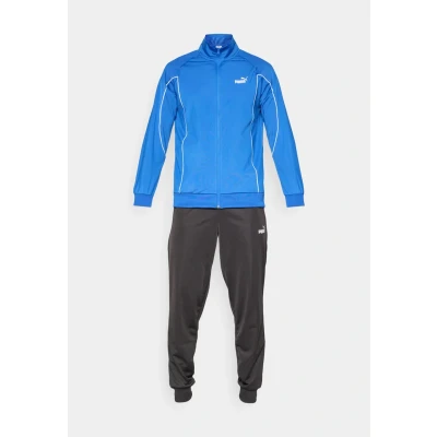 Abbildung von Puma Piping SUIT SET Trainingsanzug, Herren, Größe: XL, Mountain blue