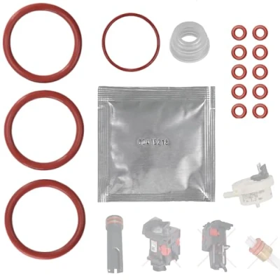 Abbildung von Snapworld Kaffee Dichtung Wartungssatz O Ringe passend für DeLonghi ECAM ESAM PrimaDonna Dinamica Eletta Magnifica Cappuccino zu Wassertank Brühgruppe Flowmeter Thermoblock Druckschlauch Set 29