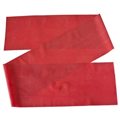 Abbildung von Theraband Gymnastikband für Fitnessübungen / Physiotherapie, Red (Medium), 2,5 m