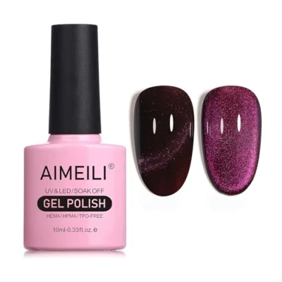 Abbildung von AIMEILI Cat Eye UV Gel, 10ml Gel Nagellack Nail Glitzer DIY Art Maniküre 745