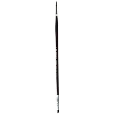 Abbildung von Winsor &amp; Newton 5730001 Galeria Acrylpinsel, aus Synthetikfasern, ideale Kontrolle für dickere Farbaufträge, langer Stiel, Rundpinsel Nr.1, 2mm