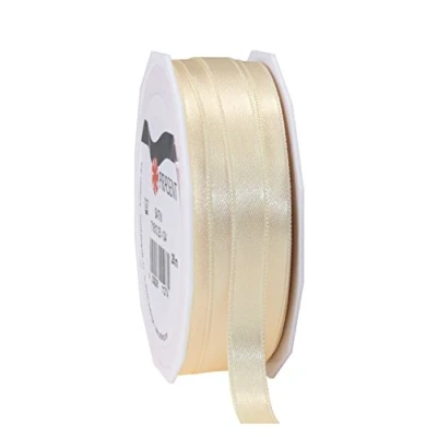 Abbildung von PRÄSENT C.E. Pattberg Satin Magenta, 50 m Satinband zum Einpacken von Geschenken, 6 mm Breite, Geschenkband Dekorieren &amp; Basteln, Dekoband, Anlass