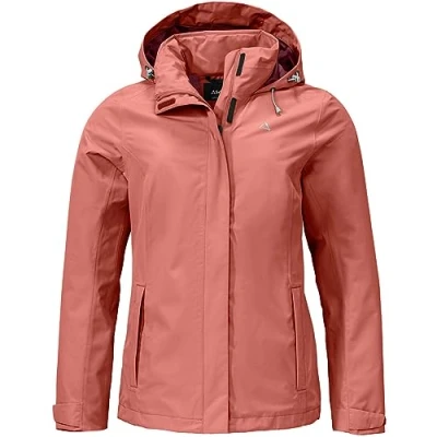 Abbildung von Schöffel Damen Jacket Gmund L Regenjacke, burlwood, 34
