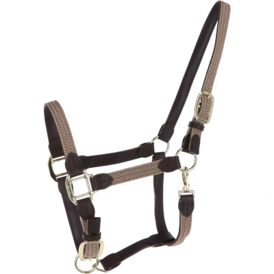 Abbildung von Kentucky Halfter Plaited Nylon Beige Vollblut Agradi.deVerkauft von Agradi