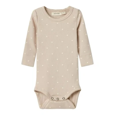 Abbildung von Lil&#039; atelier baby Damen Nbfgago Ls Slim Lil Noos Body, Gray Morn, Numeric_74