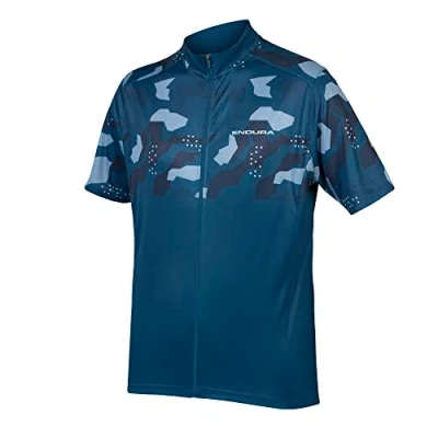 Abbildung von Endura Hummvee Ray II Kurzarm Jersey für Herren, Blaubeere, S
