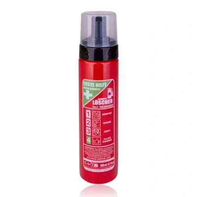 Abbildung von Accentra 3 in 1 Duschgel &amp; Shampoo SCHMUTZLÖSCHER Flasche Feuerlöscher Optik, 260ml &quot;Löschschaum&quot; für Körper, Hände und Haare im Feuerwehr Design
