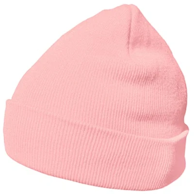 Abbildung von DonDon Mütze Herren Damen Wintermütze Beanie klassisches Design orangebraun