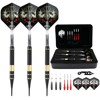 Abbildung von CUESOUL 16 Grams Deluxe Soft Tip Darts Set with Luxury Case（JL STL B1105+D604）