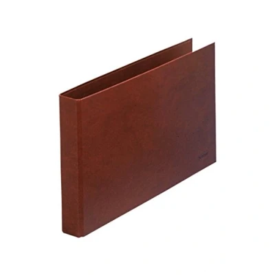 Abbildung von DOHE 9559 Ordner Leder gefüttert, 2 Ringe 40 mm, Folio Querformat