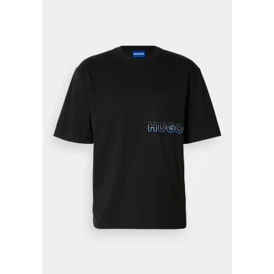Abbildung von HUGO Blue T Shirt »Nogoste«, Rundhalsausschnitt, regular fit, Brusttasche