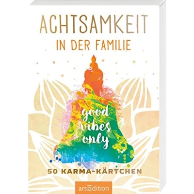 Abbildung von Achtsamkeit in der Familie: 50 Karma Kärtchen Kartenbox mit inspirierenden Ideen für ein achtsames und entspanntes Leben Kindern