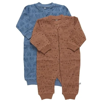 Abbildung von PIPPI Unisex Baby Schlafanzug Mit Füssen Und Kleinkind Schlafanzüge, Blue Mirage, 98 EU