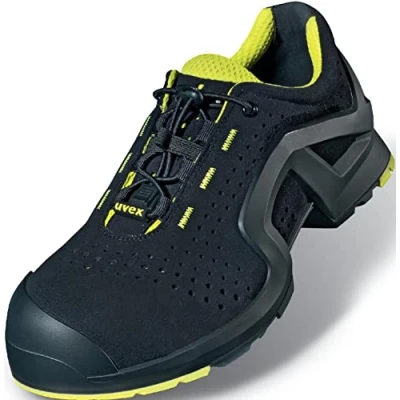 Abbildung von Uvex Sicherheitshalbschuh/Arbeitsschuh 8514 S1P, Schwarz/Lime, 44 EU