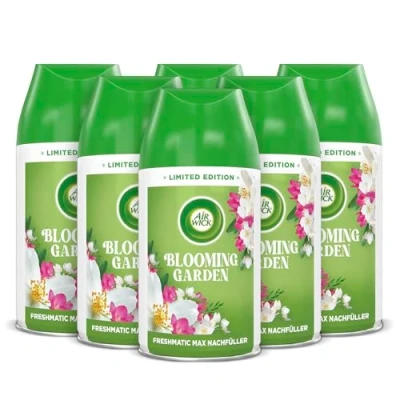 Abbildung von Air Wick Freshmatic Max Raumspray Nachfüller für den Duft: Blooming Garden 6 x 250 ml