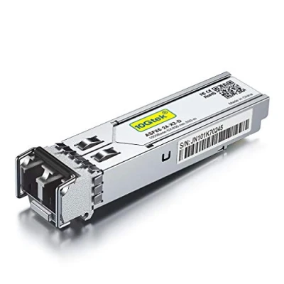 Abbildung von 10Gtek für Netgear AGM731F 1G SFP SX Multimode Transceiver, 1000Base Fiber Mini Gbic Modul, Dual LC Connector, 850nm, 550m