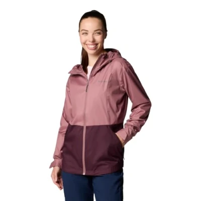 Abbildung von Columbia Inner LIMITS Jacket Hardshelljacke, Damen, Größe: Large, Fig/moonvista