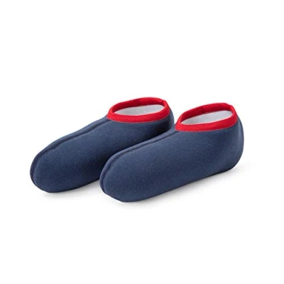 Abbildung von KAPS Stiefelsocken &quot;Winter Line&quot; Schuheinlagen Gummistiefelsocken aus Acryl Filz und Baumwolle für Mehr Wäremschutz Gegen Kalte Füsse 43/44 Blau