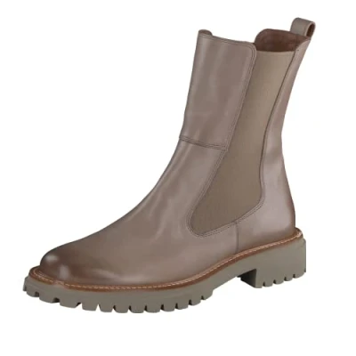 Abbildung von Paul Green Plateaustiefelette, Damen, Größe: 38.5, Beige braun Schuhe