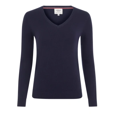 Abbildung von LeMieux Pullover Elite V Neck Damen Navy 44