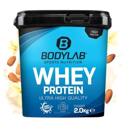 Abbildung von Bodylab24 Whey Protein Pulver, Vanille Mandel, 2kg
