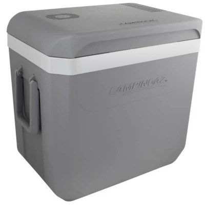 Abbildung von Campingaz Powerbox Plus Thermoelektrische 12V Kühlbox, Hochleistungs Kühlbox Auto, mit UV Schutz, 36 Liter