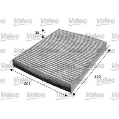 Abbildung von VALEO CLIMFILTER PROTECT 715612 Innenraumfilter Aktivkohlefilter 255 201 30 CITROËN: Xsara Picasso
