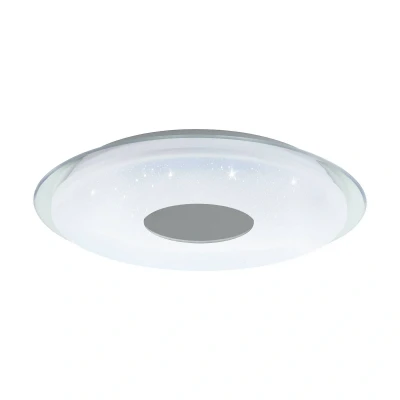 Abbildung von EGLO LED Deckenleuchte »LANCIANO Z« in weiß und transparent aus Stahl / inkl. fest integriert 4 x 11,2 Watt