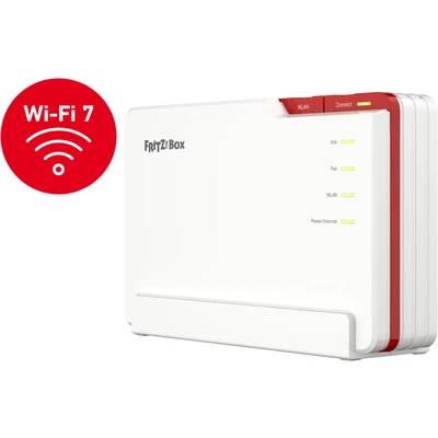 Abbildung von AVM FRITZ!Box 5690 Pro(Wi Fi 7 Premium DSL und Glasfaser Router mit Triband(2,4 GHz, 5 6 GHz) bis zu 18,5 GBit/s, für &amp; Anschlüsse, WLAN Mesh,DECT Basis,deutschsprachige Version)